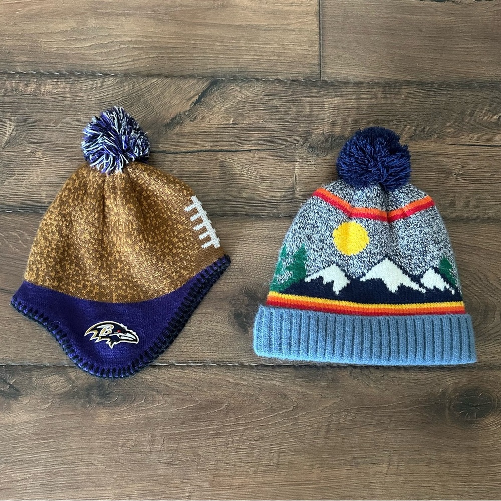 Toddler winter hat bundle